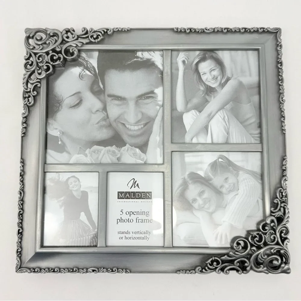 Malden International Designs Set of Two Scroll Design Metal Frames NEW